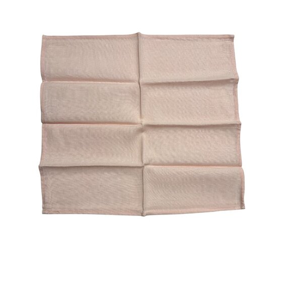 Pink Tablecloth Set With Lace Trim Includes 5 Napkins & 4 Small Napkins 47" x 65 - Picture 9 of 16